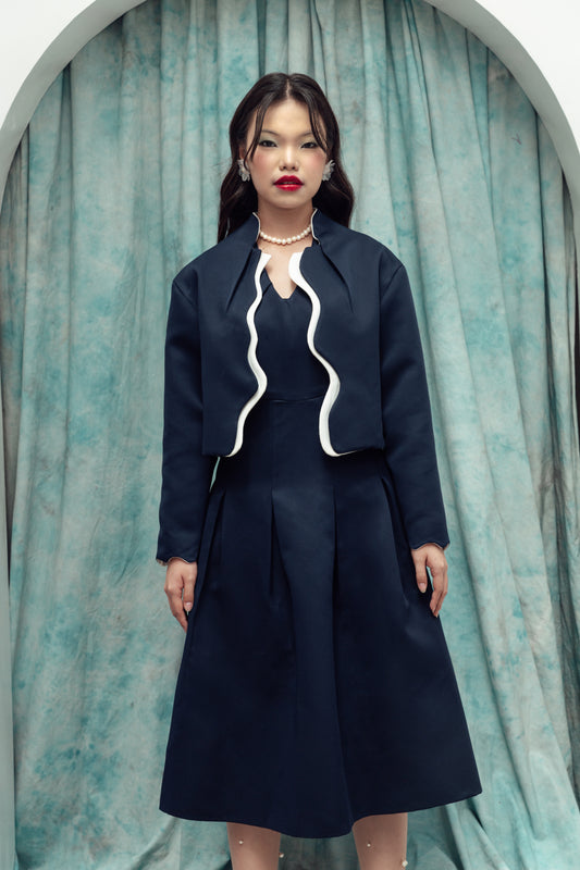 BYAS SEMI-CROPPED BLAZER