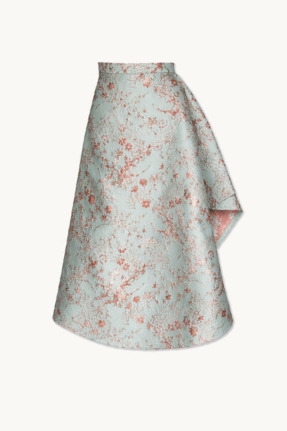 FLOWING FLORAL SKIRT